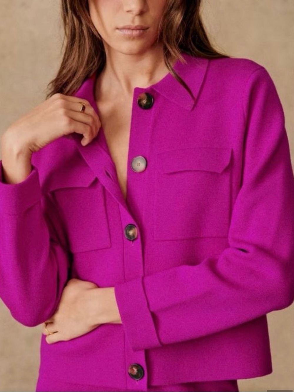 Sezane Betty in Magenta